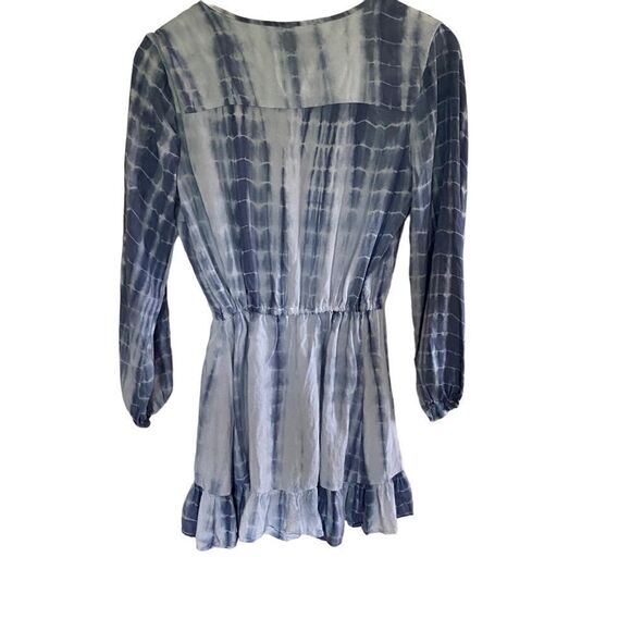 Blue Island XS wrap around bathing suit cover up drawstring waist - Picture 7 of 7